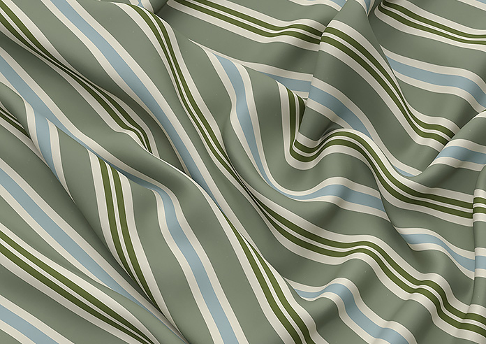 The British Stripe Co. Charles, Highlands No.1 - Twist&Fit Roman Blind - Image 4